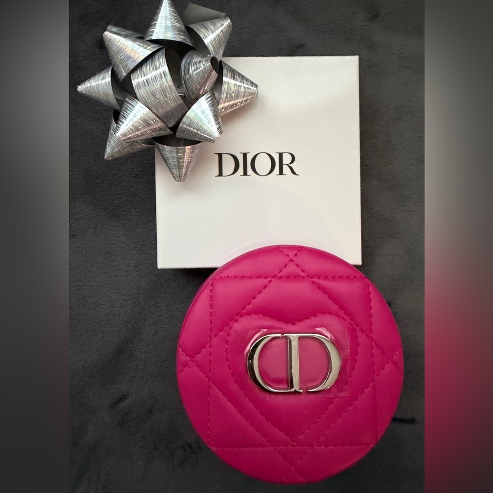 Dior Fuchsia Quilted Mirror Compact - NIB
